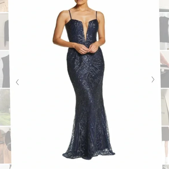 raquel formal sequin mermaid dress Rachel Allan Gown – Brittany's Boutique Apparel and Concierge